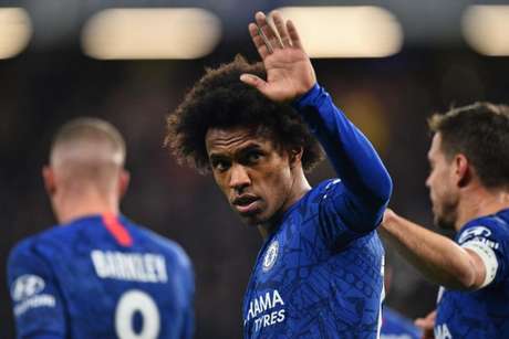 Willian deve definir seu futuro após a final da Copa da Inglaterra contra o Arsenal, neste sábado (AFP) Willian deve definir seu futuro após a final da Copa da Inglaterra contra o Arsenal, neste sábado (AFP)