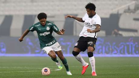 Corinthians e Palmeiras fizeram um dérbi sem gols e sem muita qualidade, na Arena (Foto: Cesar Greco/Palmeiras) Corinthians e Palmeiras fizeram um dérbi sem gols e sem muita qualidade, na Arena (Foto: Cesar Greco/Palmeiras)