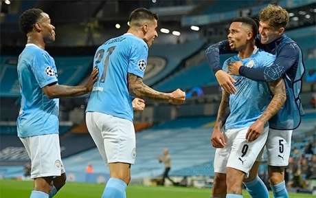 Gabriel Jesus marcou um gol e deu uma assistência na partida (Foto: Oli SCARFF / AFP) Gabriel Jesus marcou um gol e deu uma assistência na partida (Foto: Oli SCARFF / AFP)