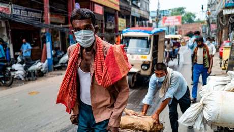 A Índia agora tem o maior número de casos diários de covid-10 no mundo A Índia agora tem o maior número de casos diários de covid-10 no mundo
