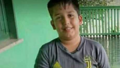 Matheus Macedo Campos, de 11 anos, foi enterrado nesta segunda-feira, 24