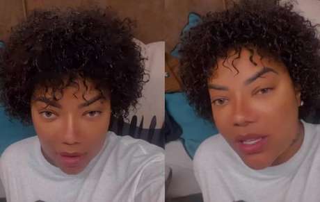 Ludmilla mostra seus cachos naturais Ludmilla mostra seus cachos naturais