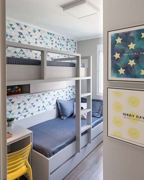 Beliche Planejada: +64 Ideias para Otimizar Espaço no Quarto Pequeno