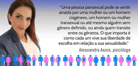 Psicóloga Alessandra Assis afirma que os pansexuais devem ignorar o preconceito para viver livremente seu desejo 