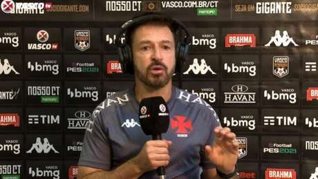 Ramon analisou derrota do Vasco diante do Atlético-GO (Foto: Reprodução/VascoTV)