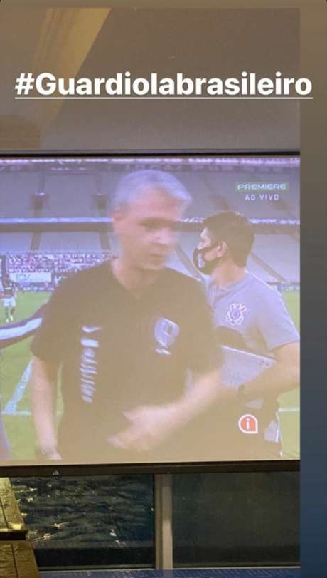 Jadson provoked coach Tiago Nunes after the defeat in Dérbi (Photo: Playback / Instagram)