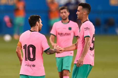 Messi marcou dois gols no amistoso (Foto: Josep LAGO / AFP) Messi marcou dois gols no amistoso (Foto: Josep LAGO / AFP)
