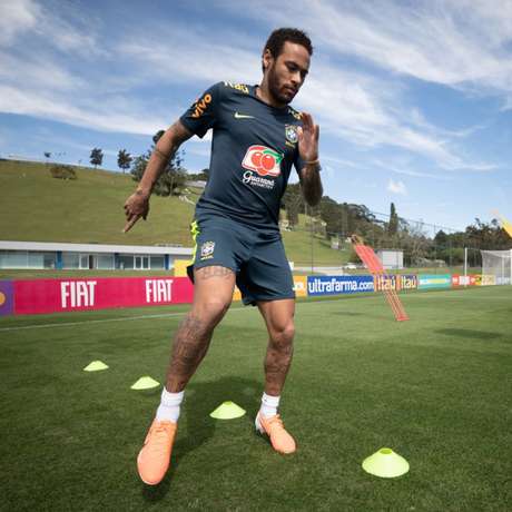 Neymar é o 'cara' do Brasil nas redes sociais (Foto: Lucas Figueiredo/CBF) Neymar é o 'cara' do Brasil nas redes sociais (Foto: Lucas Figueiredo/CBF)