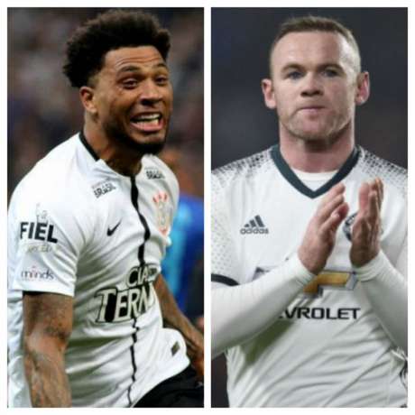 Nova dupla de ataque na Inglaterra: Kazim e Rooney serão companheiros no Derby County (Montagem) Nova dupla de ataque na Inglaterra: Kazim e Rooney serão companheiros no Derby County (Montagem)