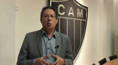 O vice do Galo foi incisivo contra o chefe da arbitragem da CBF, Leonardo Gaciba-(Reprodução) O vice do Galo foi incisivo contra o chefe da arbitragem da CBF, Leonardo Gaciba-(Reprodução)