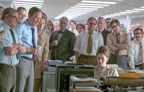 "The Post" (2017), dirigido por Steven Spielberg e estrelado por Meryl Streep e Tom Hanks "The Post" (2017), dirigido por Steven Spielberg e estrelado por Meryl Streep e Tom Hanks