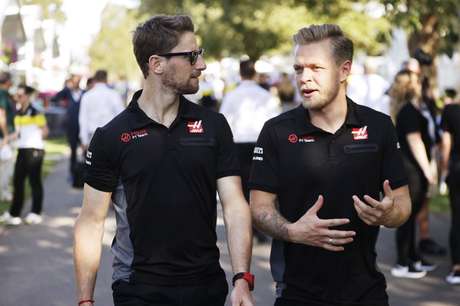 Romain Grosjean e Kevin Magnussen 