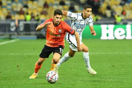Shakhtar chegou aos quatro pontos, enquanto Inter tem dois (Foto: AFP)