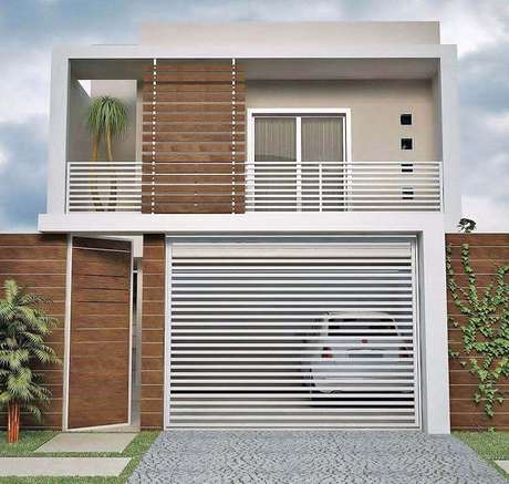 2- As casas com platibanda apresentam formas geométricas nas fachadas. Fonte: Aidê Arquitetura