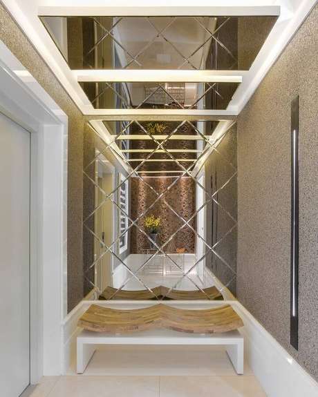 Hall de Entrada com Espelho: +56 Ideias Incríveis para se Inspirar