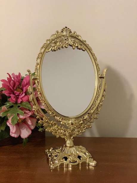 Espelho Dourado 62 Modelos Lindos Para Sua Decoracao