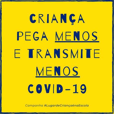 Objetivo da campanha é "apoiar e preparar as escolas públicas brasileiras para o retorno seguro às aulas no início de 2021" Objetivo da campanha é "apoiar e preparar as escolas públicas brasileiras para o retorno seguro às aulas no início de 2021"
