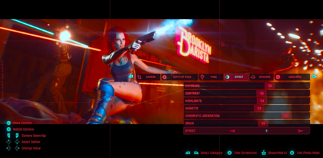 Photography mode expands the possibilities in Cyberpunk 2077 (Image: CD Projekt Red / Disclosure)