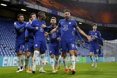 Giroud marcou mais um gol (Foto: MATTHEW CHILDS / POOL / AFP) Giroud marcou mais um gol (Foto: MATTHEW CHILDS / POOL / AFP)