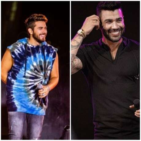Gustavo Mioto e Gusttavo Lima no topo das rádios no ano passado Gustavo Mioto e Gusttavo Lima no topo das rádios no ano passado