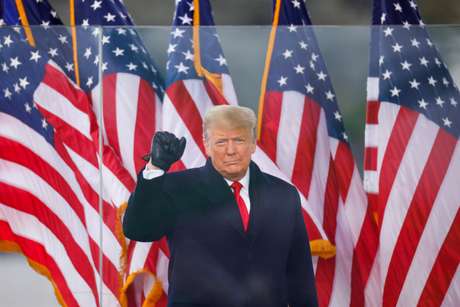 Presidente dos EUA, Donald Trump, participa de comício em Washington06/01/2020 REUTERS/Jim Bourg