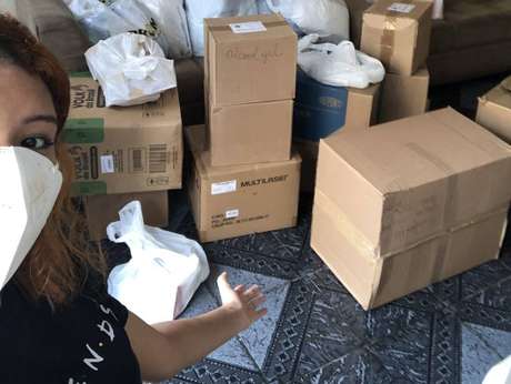 Dalva Caroline Lins arrecadou doações para hospitais de Manaus