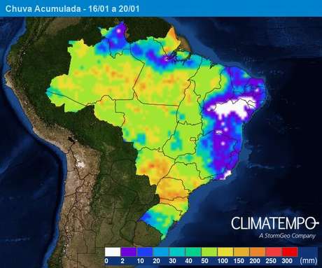 Climatempo Alerta para muita chuva nos próximos dias em SC, PR, MS e SP