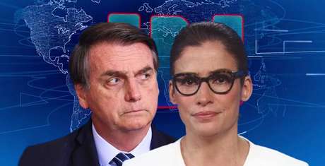 O alvo preferido de Bolsonaro é Bonner, mas Renata já sentiu a ofensiva verbal do presidente