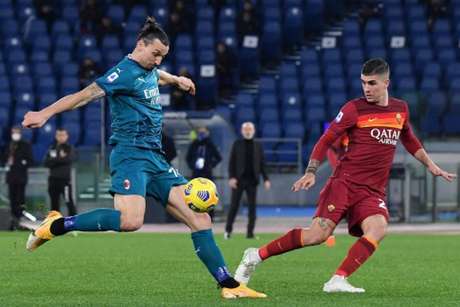 Milan venceu a Roma neste domingo (Foto: TIZIANA FABI / AFP) Milan venceu a Roma neste domingo (Foto: TIZIANA FABI / AFP)