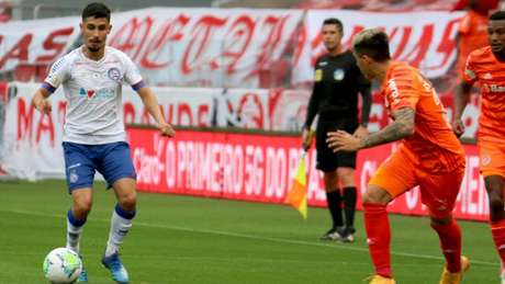 Daniel, em a&ccedil;&atilde;o pelo Bahia contra o Internacional (Foto: Bruno Queiroz / EC Bahia)