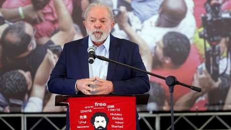 O ex-presidente fez um discurso após decisão de Fachin O ex-presidente fez um discurso após decisão de Fachin