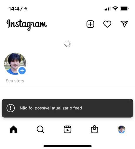 Instagram não atualiza feed em queda generalizada 