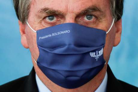 Presidente Jair Bolsonaro durante cerimônia no Palácio do Planalto 22/03/2021 REUTERS/Ueslei Marcelino