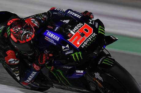 Fabio Quartararo andou bem na sua estreia pela Yamaha e fechou o dia em terceiro Fabio Quartararo andou bem na sua estreia pela Yamaha e fechou o dia em terceiro