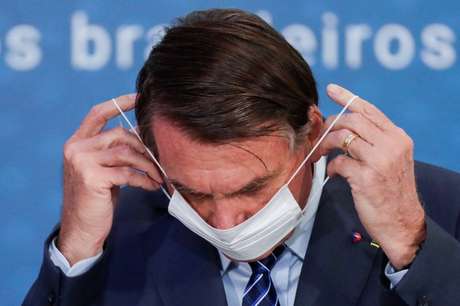 Presidente Jair Bolsonaro durante cerimônia no Palácio do Planalto
05/05/2021
REUTERS/Ueslei Marcelino