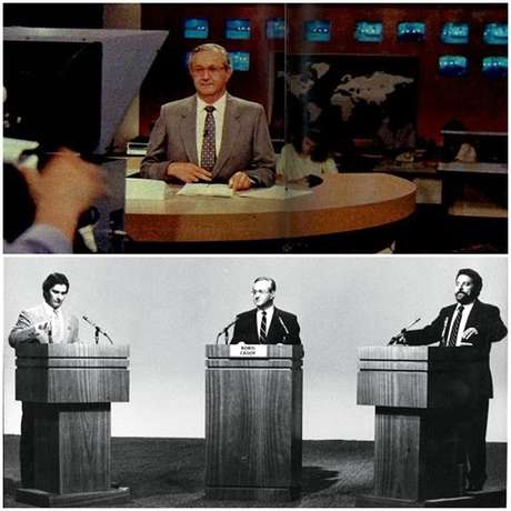 Em 1989, Boris mediou o controverso debate entre Collor e Lula; na poca, ele comandava o prestigiado TJ Brasil no SBT