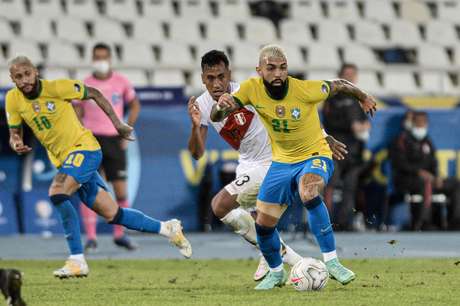 Gabigol teve atuação apagada contra Peru (foto) e Chile