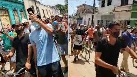 Os protestos são os maiores registrados em Cuba nos últimos 60 anos