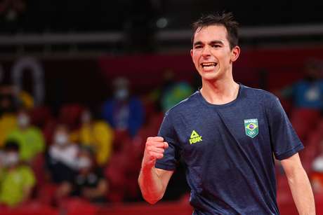 Hugo Calderano atinge marca inédita pelo Brasil em Olimpíada