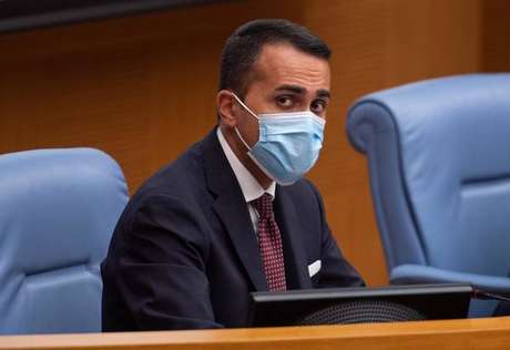Luigi Di Maio em audiência no Parlamento da Itália