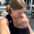 Influencer caminha com bebê de 5 meses na esteira e recebe críticas nas redes sociais