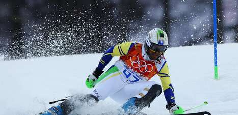 Brasileiro é desqualificado do slalom; austríaco leva ouro