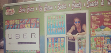 App de carona leva "carro de sorvete" a usuário no Rio