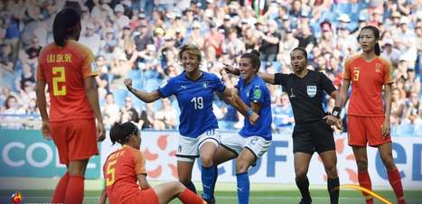 Itália bate a China e avança às quartas do Mundial Feminino