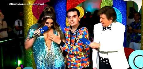 Dudu Camargo tocaria o seio de uma filha de Silvio Santos?