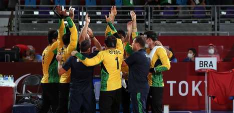 Brasil goleia Lituânia e disputará o ouro no goalball masculino; seleção feminina perde e buscará o bronze