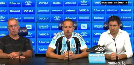 GRÊMIO: Nicolas destaca 'camisa gigante' do Grêmio para justificar sua decisão em jogar no clube: "Não pensei duas vezes"