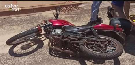 Motociclista fica ferido em acidente de trânsito em Toledo