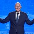 Infantino ignora imprensa, encontra Trump e exalta a maior 'Copa' da história'