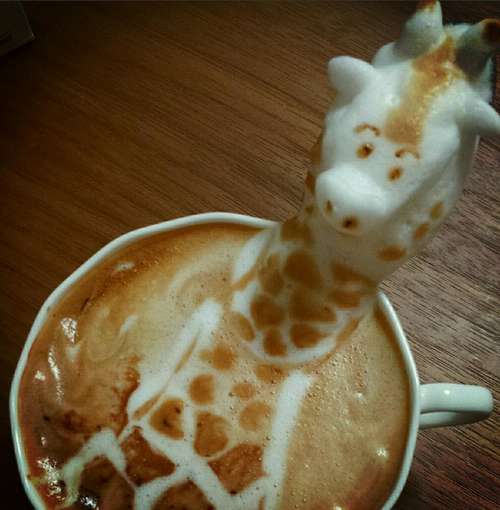 Barista cria artes 3D sobre café; veja